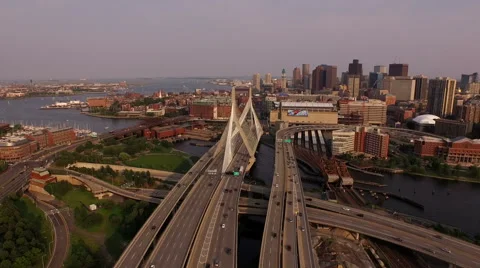 Boston Aerial Stockbeeldmateriaal 53659902