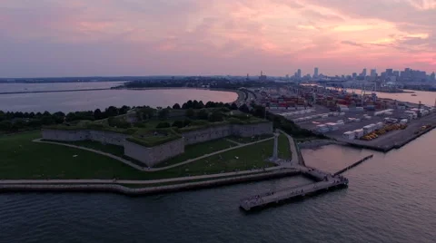 Boston Aerial Stock Footage 53689083