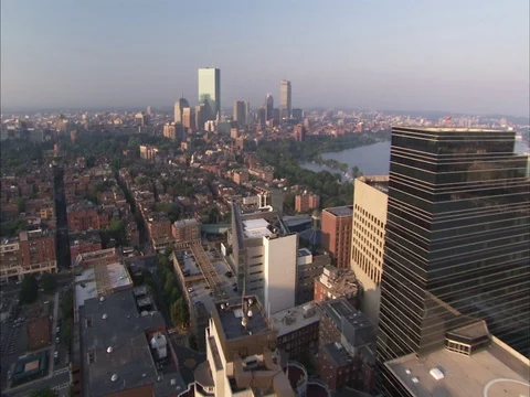 Boston Aerials Stock Footage 86750095