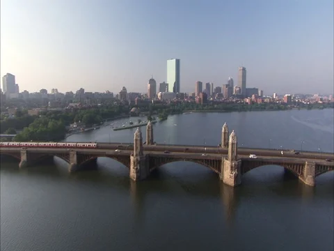 Boston Aerials Stock Footage 86750220
