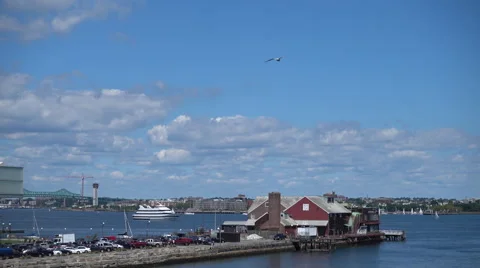 BOSTON Anthony's Pier 4 Stock Footage 54042556