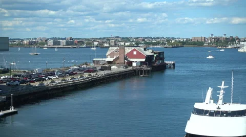 Boston Anthony's Pier 4 Stock Footage 54044625