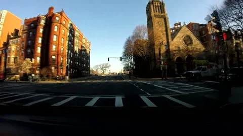 Boston Back Bay Drive Bridge Stock-Footage 49313622