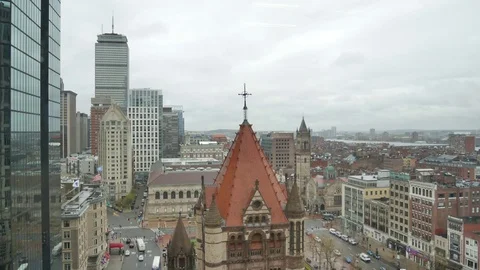 Boston Back Bay Stock Footage 74877596