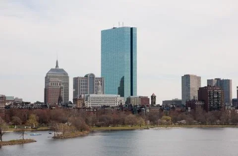 Boston back bay Stock Photos