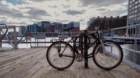 Boston bicycle Stock Photos