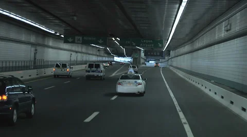 Boston Central Tunnel 스톡 동영상 37170683