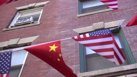 Boston chinatown Stock Footage 81302788