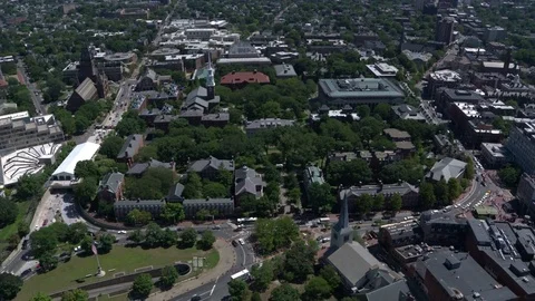 Boston city arial view Stock Footage 75200455