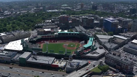 Boston city arial view Stock Footage 75201956
