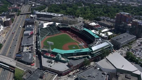 Boston city arial view Stock Footage 75202413