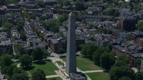 Boston city arial view Stock Footage 75202582