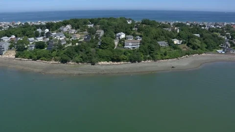 Boston city arial view Stock Footage 75202978