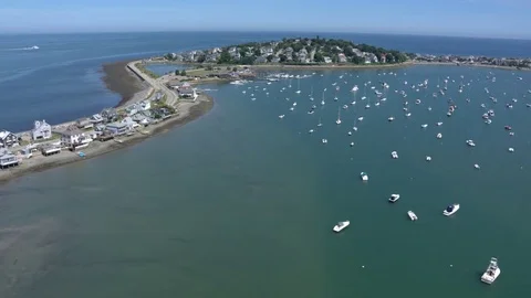 Boston city arial view Stock Footage 75203104