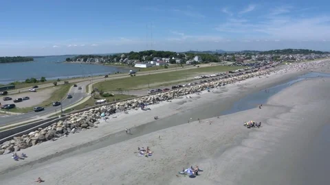 Boston city arial view Stock Footage 75203241