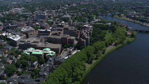 Boston city arial view Stock Footage 75203246