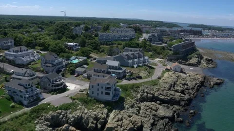 Boston city arial view Stock Footage 75203288
