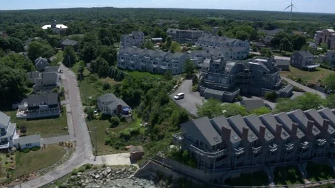 Boston city arial view Stock Footage 75203293