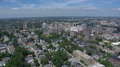 Boston city arial view Stock Footage 75203362