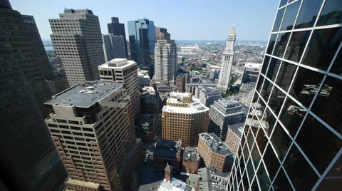 Boston City Scape Stock Footage 27615827