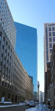 Boston city view Stock Photos