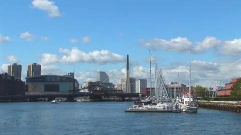 Boston Cityscape Stock Footage 40684028