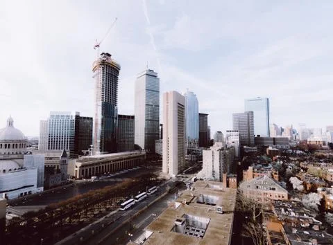 Boston cityscape 库存照片