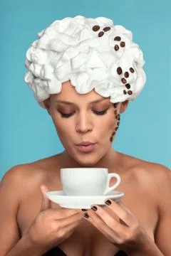Boston coffee. Stock Photos