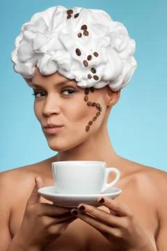 Boston coffee. Stock Photos