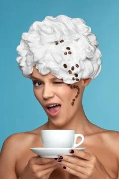 Boston coffee. Stock Photos