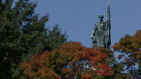 Boston Common Park Stock Footage 270234