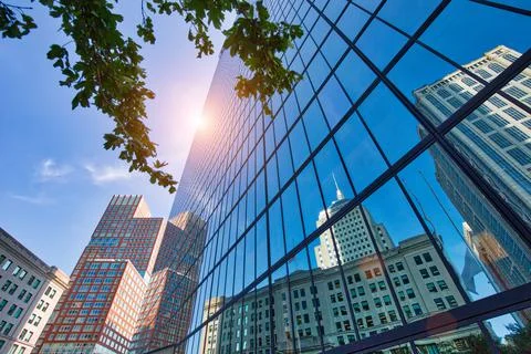 Boston Copley Square Stock Photos