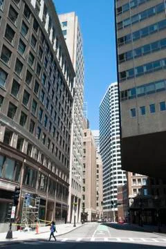 Boston downtown Stock Photos