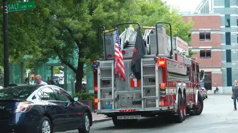 Boston Fire Truck Vidéo 12463509