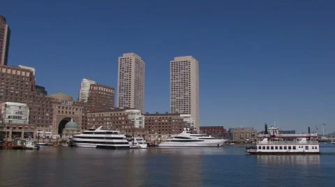 Boston Harbor 스톡 동영상 269825