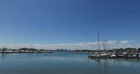 Boston Harbor Stockbeeldmateriaal 109392964
