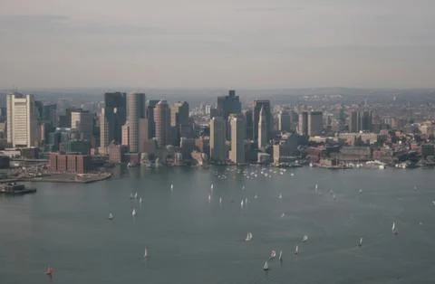 Boston harbor Stock Photos