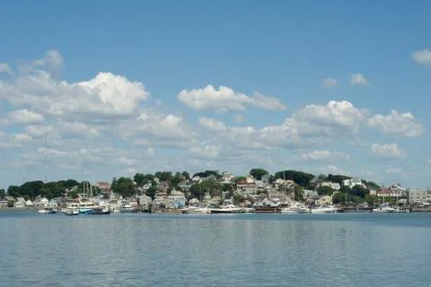Boston harbor Stock Photos