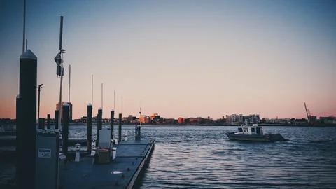 Boston Harbor 库存照片