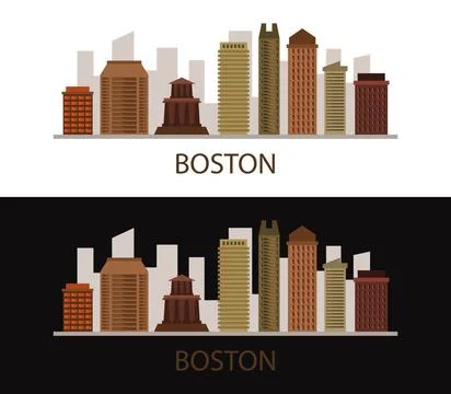 Boston icon illustrated in vector on white background Boston icon illustra... Stock Photos