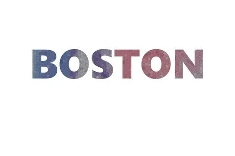 BOSTON Stock Illustration