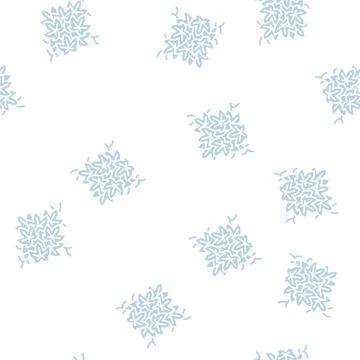 Boston ivy glyph seamless pattern Stock Illustration