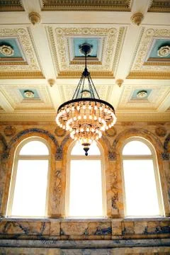 Boston library Foto stock