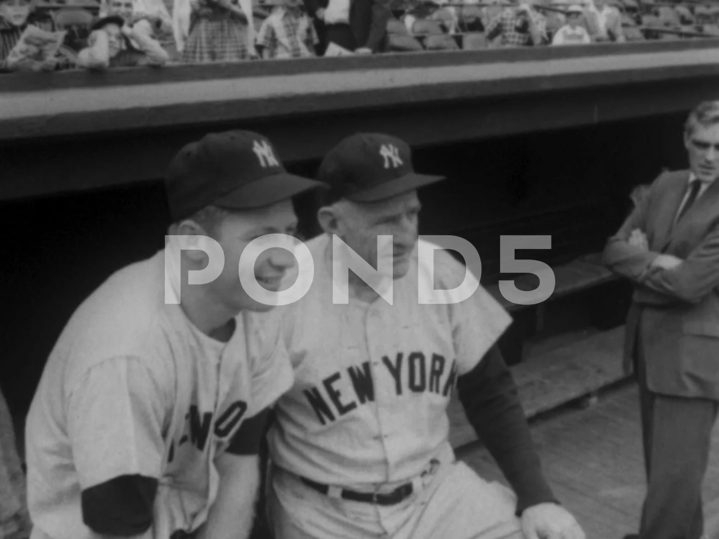 Classic 1959 Scene - Lollar, Lopez, and Fox on the mound in Yankee Stadium.  Lollar was the quie…
