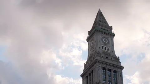 Boston Massachusetts Clocktower Stock Footage 236786818