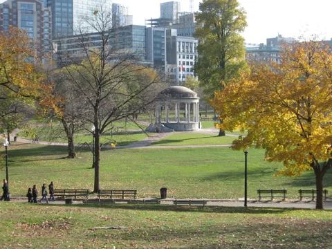 Boston park, fall Foto stock