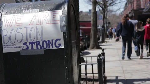 Boston Post-Marathon Bombings 스톡 동영상 24704317