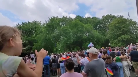 Boston Pride Parade Stock Footage 251880857