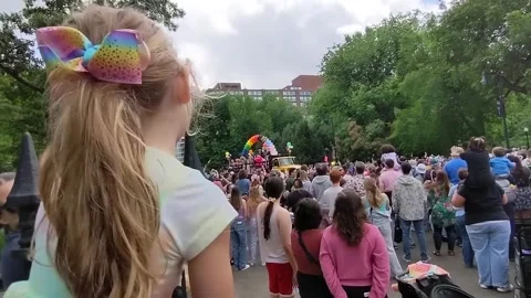 Boston Pride Parade Stock Footage 251880858