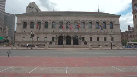 Boston Public Library Stock Footage 134079877